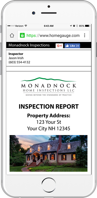 Homegauge CRL Digital Report